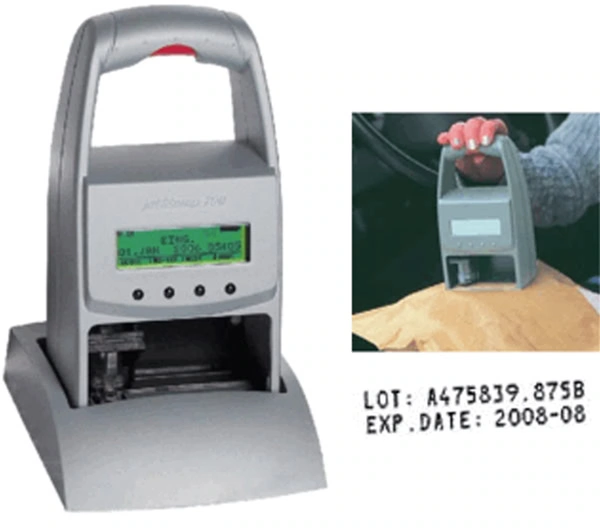 Portabel bläckstråleskrivare Jetstamp 990 – perfekt för märkning av bäst före-datum på plast, metall och glas