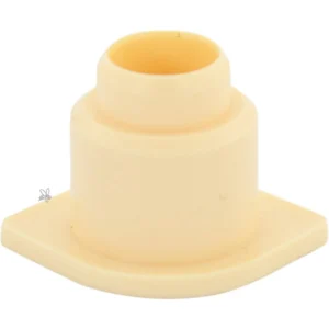 Beige plastcellkoppshållare till NC-systemet för montering av cellkoppar på odlingsramar.