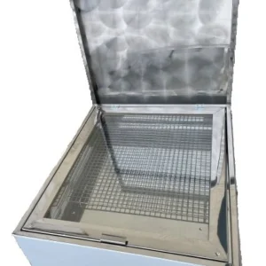 Solvaxsmältare i rostfritt stål för 2 ramar – praktisk och miljövänlig vaxsmältning med solvärme