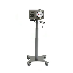 Elektriskt golvstativ för Dana Api MATIC 2000+ med Linak manöverdon och låsbara hjul.