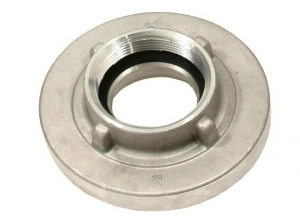 Snabbkoppling i aluminium med invändig gänga 1½ tum och gummitätning för biodling och livsmedelssystem.