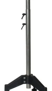 Justerbart stativ i rostfritt stål med plastfot, anpassat för Dana Api MATIC-tappmaskiner.