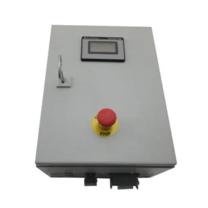 Swienty styrningsenhet 0,75 kW till Fritz AC-slunga, med digital display, reglage och nödstopp.