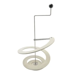 Swienty Helix silskrapa i rostfritt stål och plast, med spiralformad skrapa för rengöring av honungssilar.