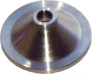 Tappmunstycke i rostfritt stål, 9 mm, för noggrann och droppfri tappning av honung och andra vätskor.