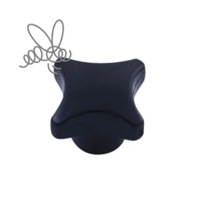 Svart vingmutter till DANA api MATIC 1000, 2000 och 3000 – ergonomisk och slitstark reservdel.